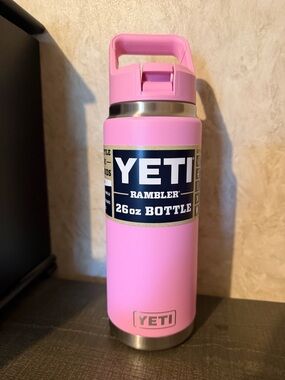 Yeti Rambler 26oz Bottle - Pink